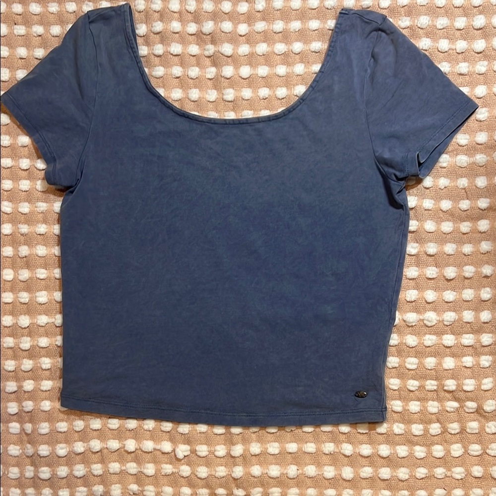 AMERICAN EAGLE~ Cropped, Scoop Neck & Low Back Top